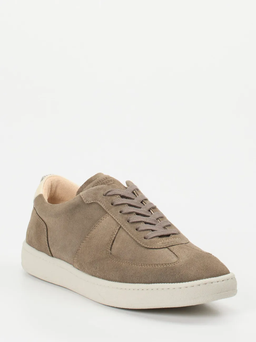Konstantin Starke – Sneaker aus Veloursleder in Taupe