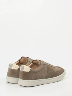 Konstantin Starke – Sneaker aus Veloursleder in Taupe