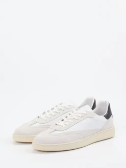 Konstantin Starke – Sneaker aus Veloursleder weiß