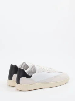 Konstantin Starke – Sneaker aus Veloursleder weiß
