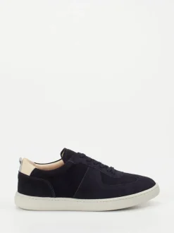 Konstantin Starke – Sneaker aus Veloursleder Tiefdunkelblau