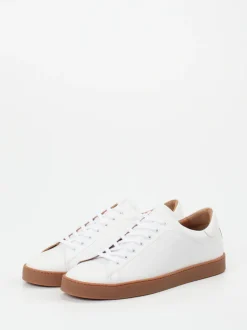 Konstantin Starke – Sneaker aus Kalbleder Weiß
