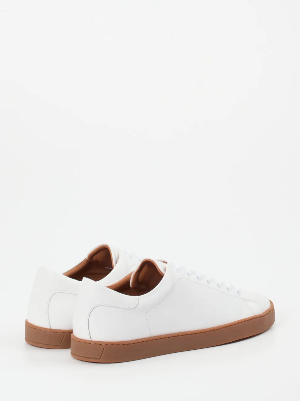 Konstantin Starke – Sneaker aus Kalbleder Weiß