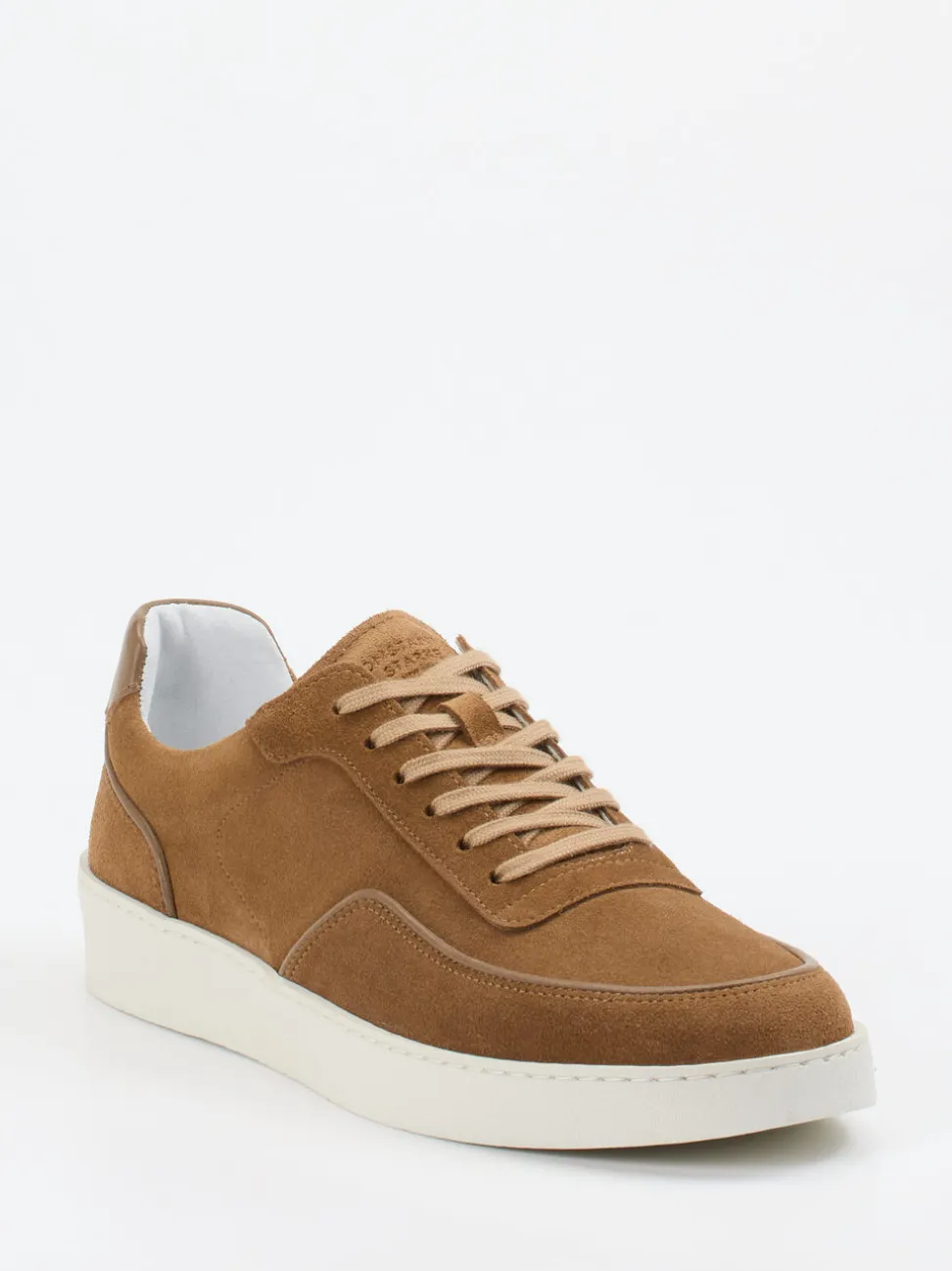 Konstantin Starke – Sneaker aus Veloursleder cognac