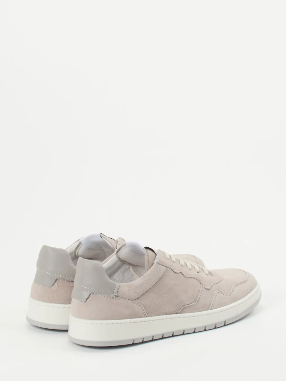 Konstantin Starke – Sneaker aus Veloursleder cremebeige