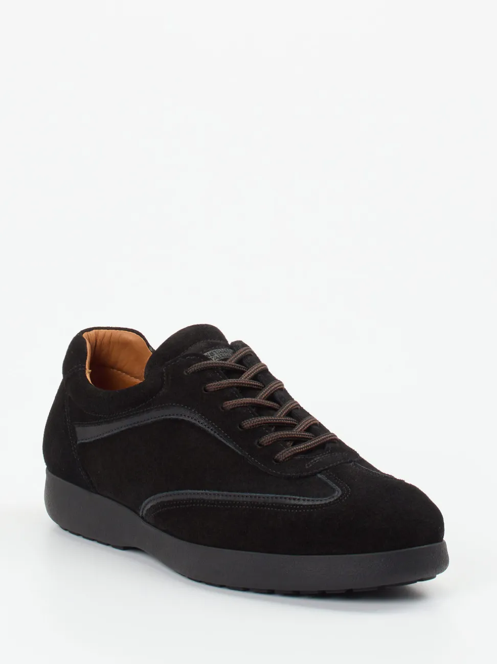 Konstantin Starke – Sneaker aus Veloursleder schwarz
