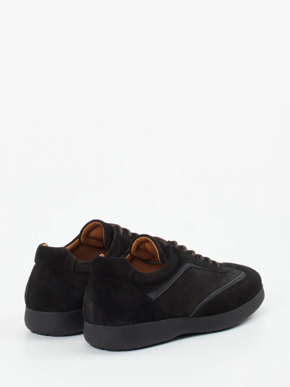 Konstantin Starke – Sneaker aus Veloursleder schwarz