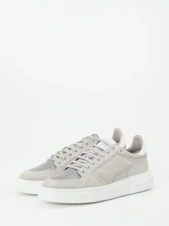 Konstantin Starke – Sneaker aus Veloursleder hellgrau