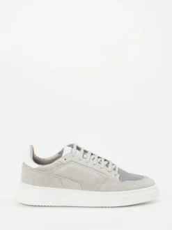 Konstantin Starke – Sneaker aus Veloursleder hellgrau