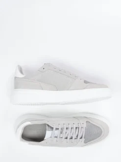 Konstantin Starke – Sneaker aus Veloursleder hellgrau