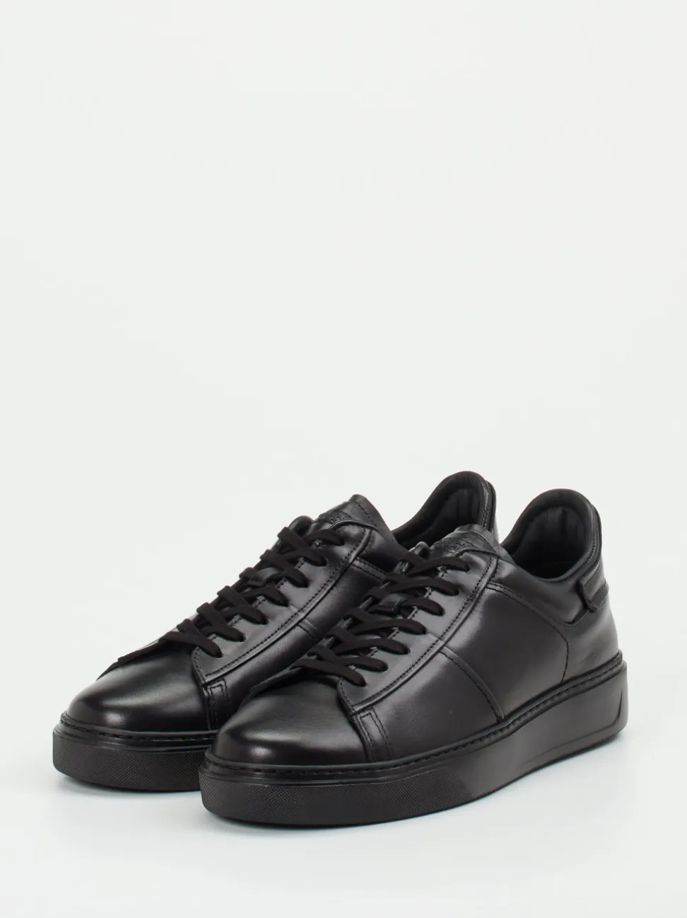 Konstantin Starke – Sneaker aus Kalbleder schwarz