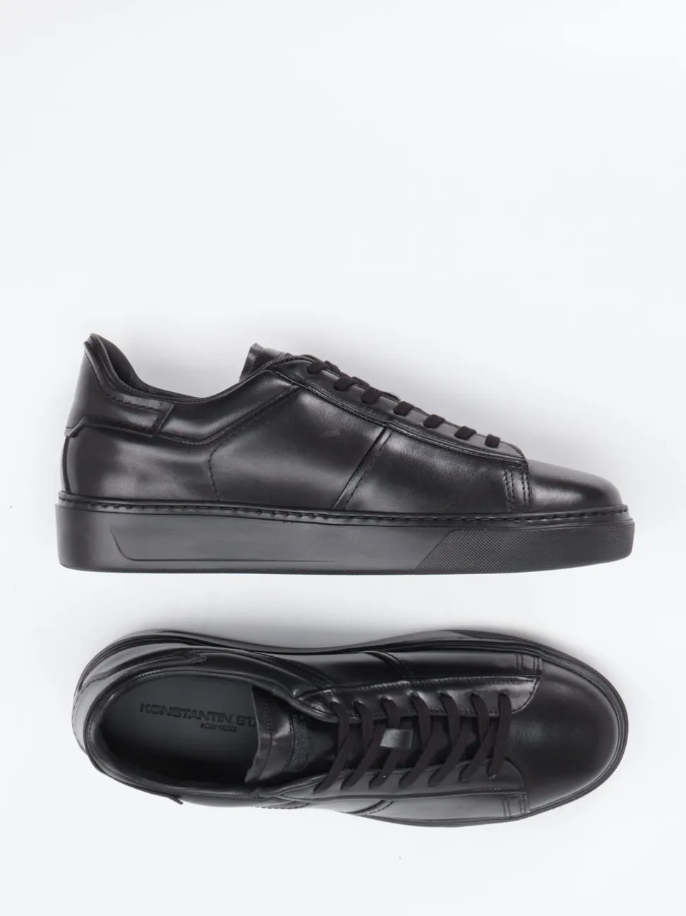 Konstantin Starke – Sneaker aus Kalbleder schwarz