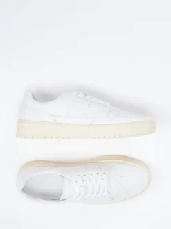 Konstantin Starke – Sneaker aus Lammleder weiß