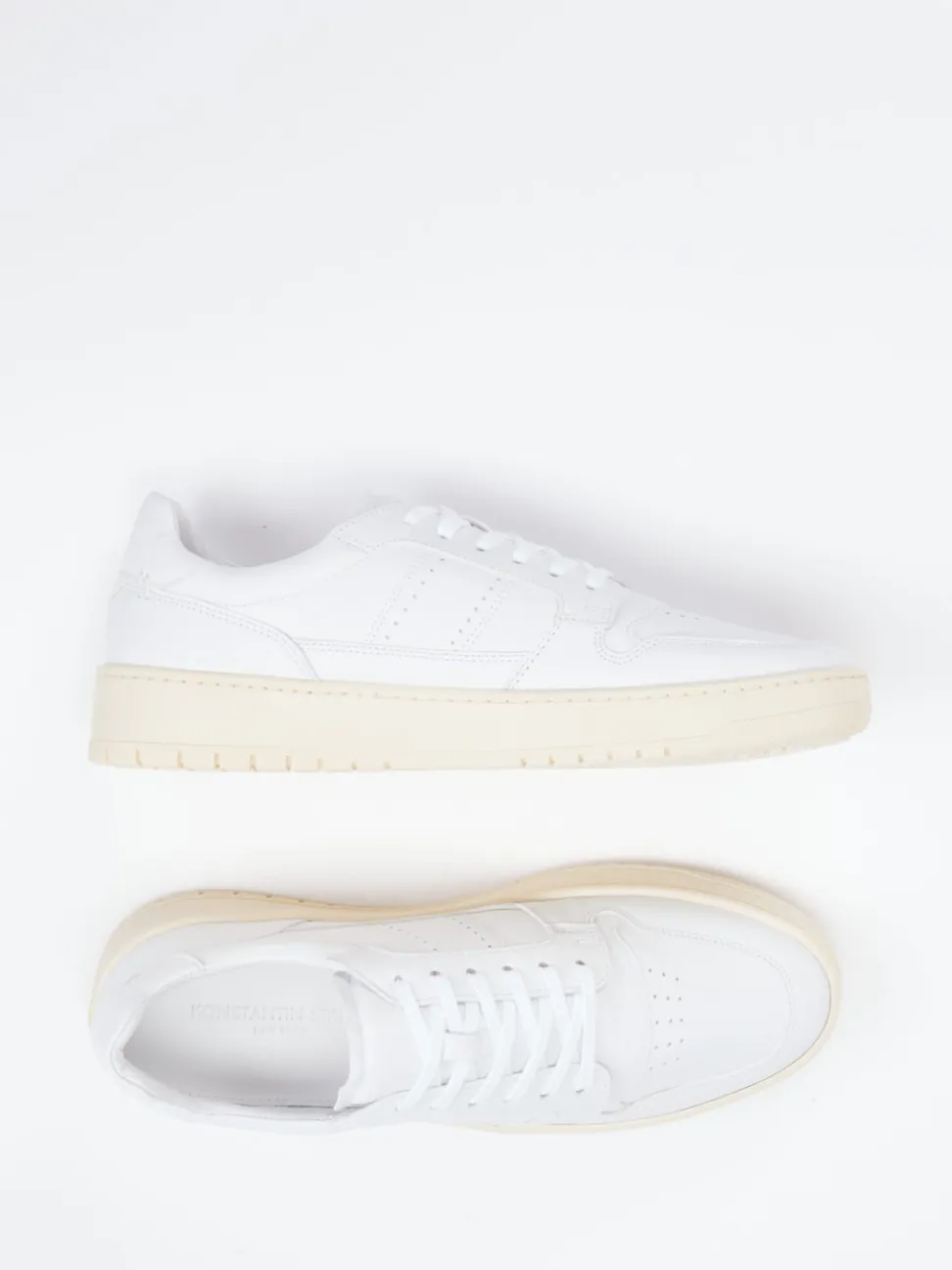 Konstantin Starke – Sneaker aus Lammleder weiß