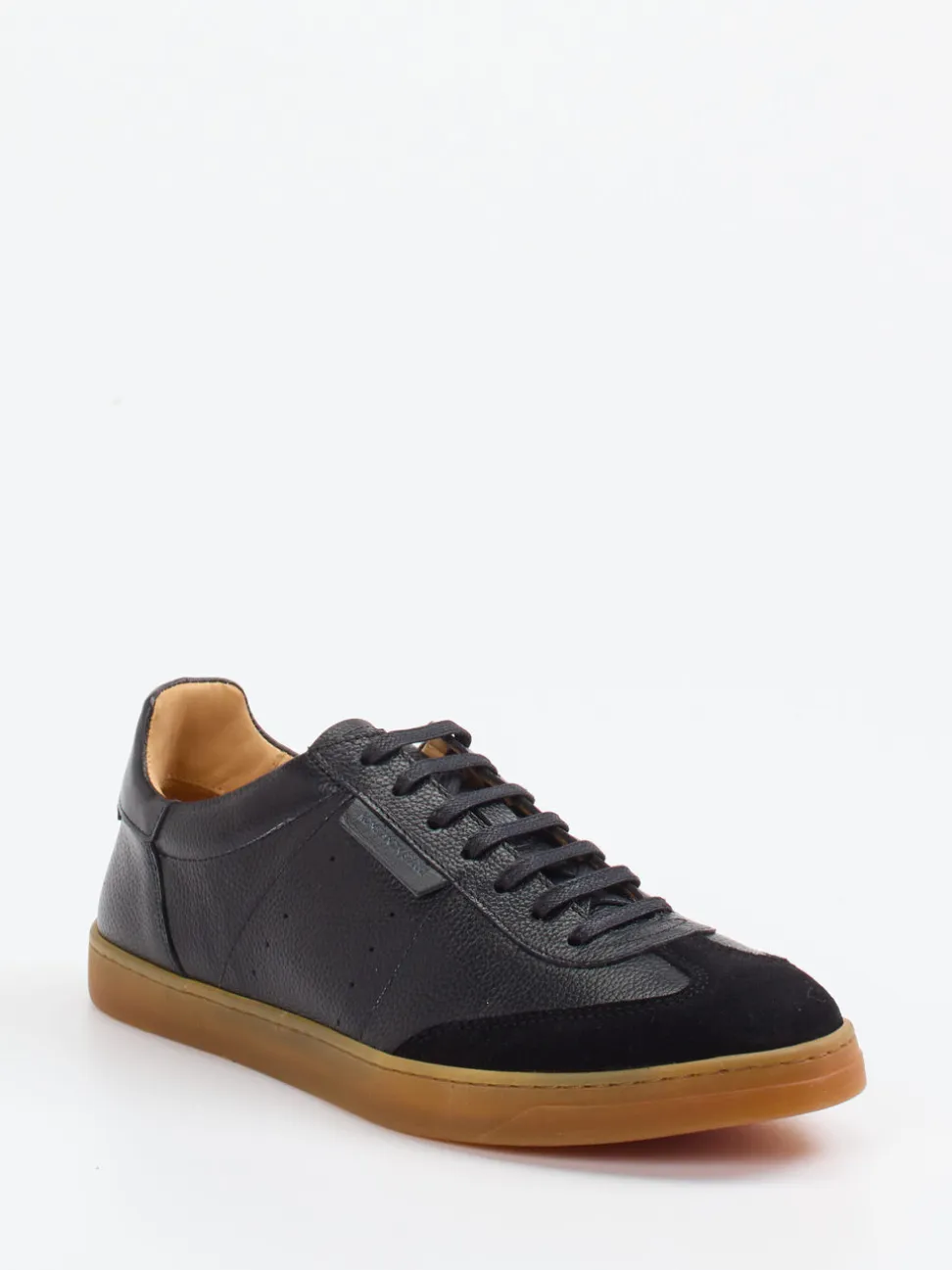 Konstantin Starke – Sneaker aus Leder Schwarz