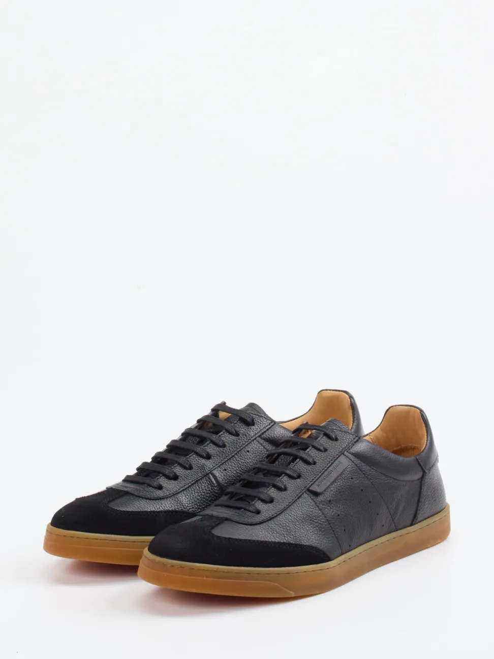 Konstantin Starke – Sneaker aus Leder Schwarz