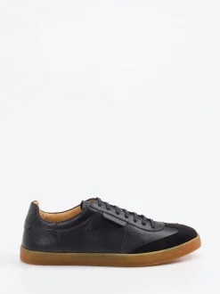 Konstantin Starke – Sneaker aus Leder Schwarz