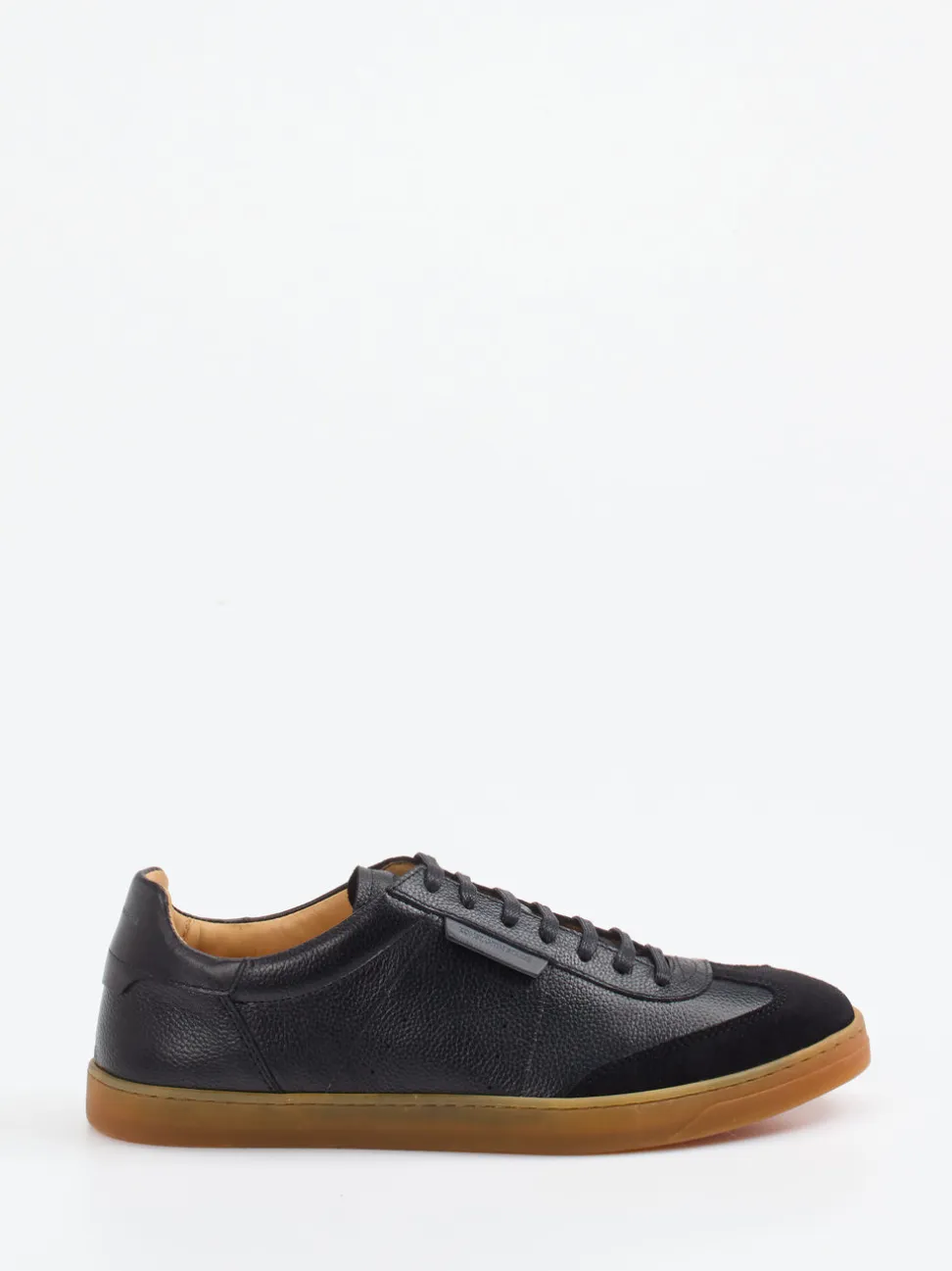 Konstantin Starke – Sneaker aus Leder Schwarz