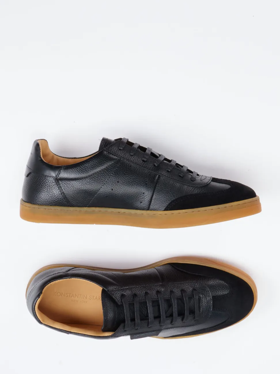 Konstantin Starke – Sneaker aus Leder Schwarz