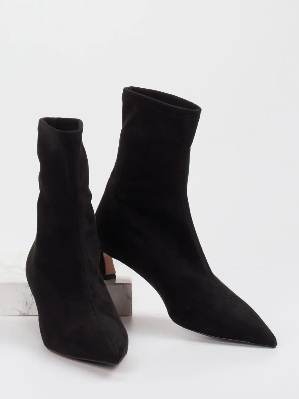 Konstantin Starke – Sock Boots aus Stretch in Schwarz
