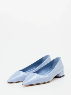 Konstantin Starke – Spitzballerinas aus Lackleder Pastellblau
