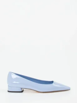 Konstantin Starke – Spitzballerinas aus Lackleder Pastellblau