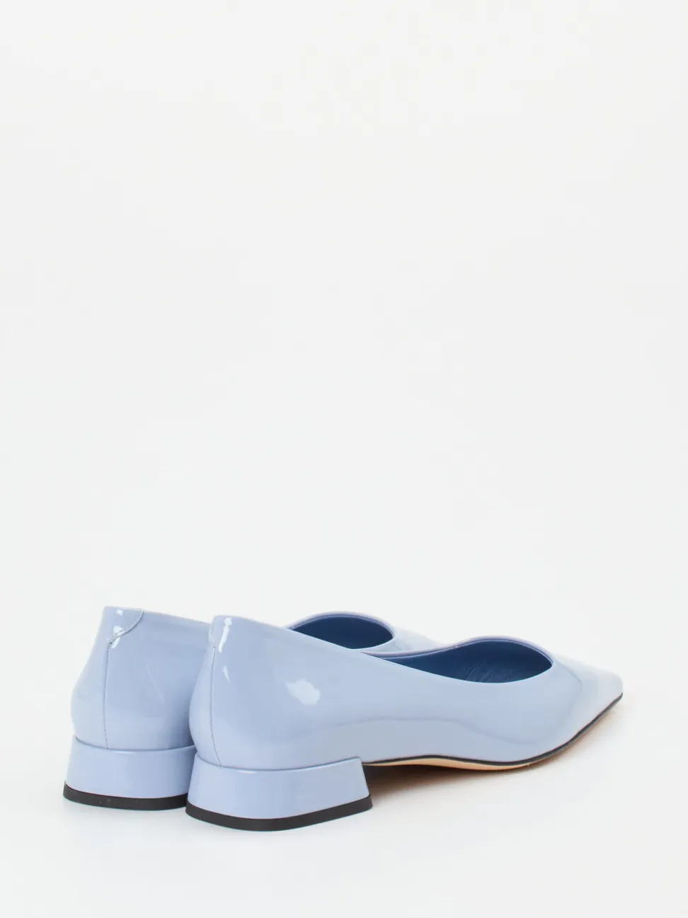 Konstantin Starke – Spitzballerinas aus Lackleder Pastellblau