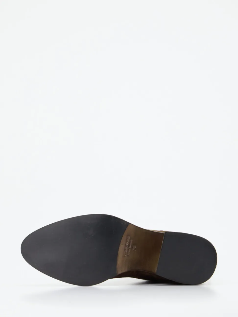 Konstantin Starke – Stiefelette aus Veloursleder braun