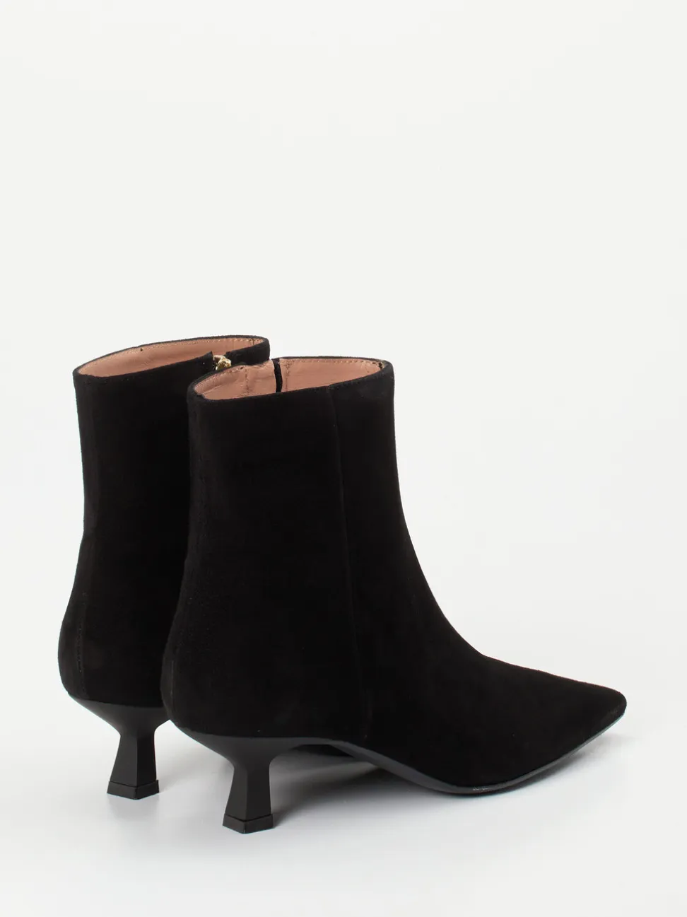 Konstantin Starke – Stiefeletten aus Veloursleder schwarz