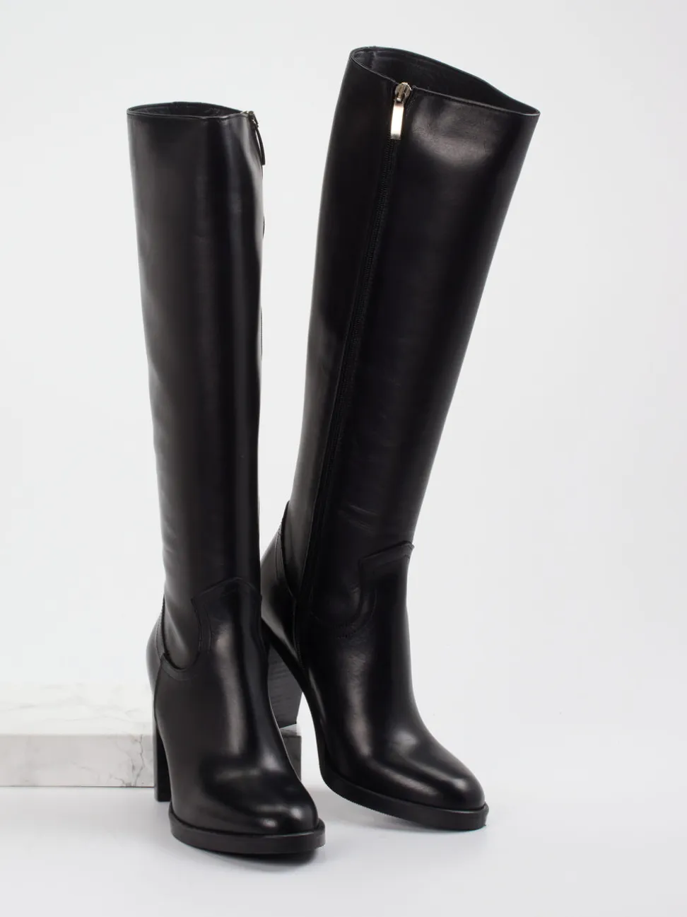 Konstantin Starke – Stiefel aus Kalbleder Schwarz