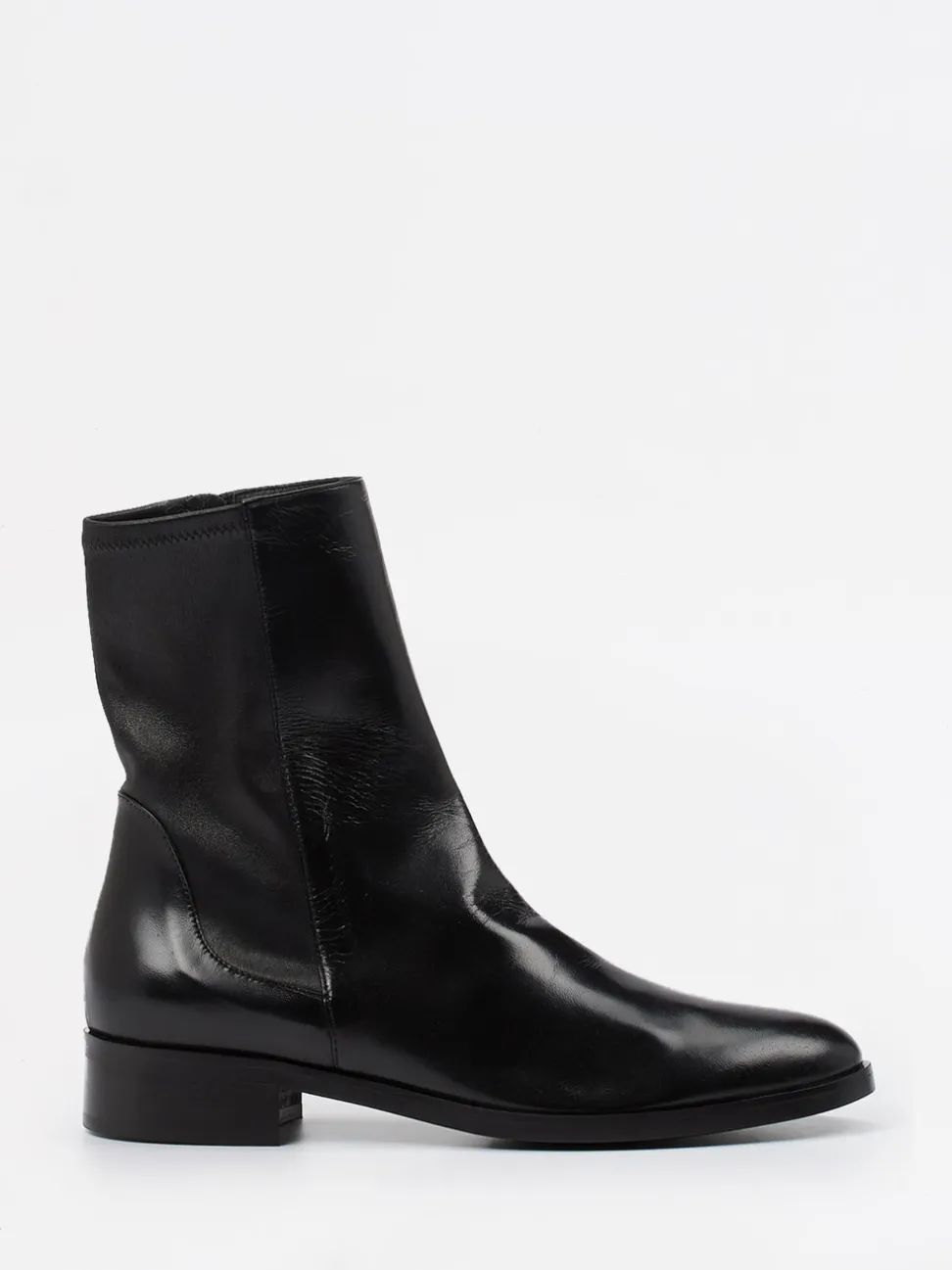 Konstantin Starke – Stiefeletten aus Lammleder schwarz
