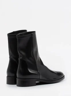 Konstantin Starke – Stiefeletten aus Lammleder schwarz