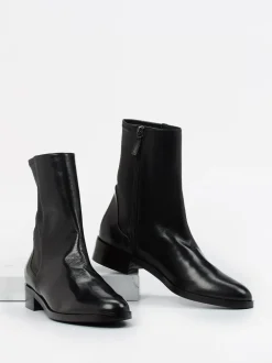 Konstantin Starke – Stiefeletten aus Lammleder schwarz