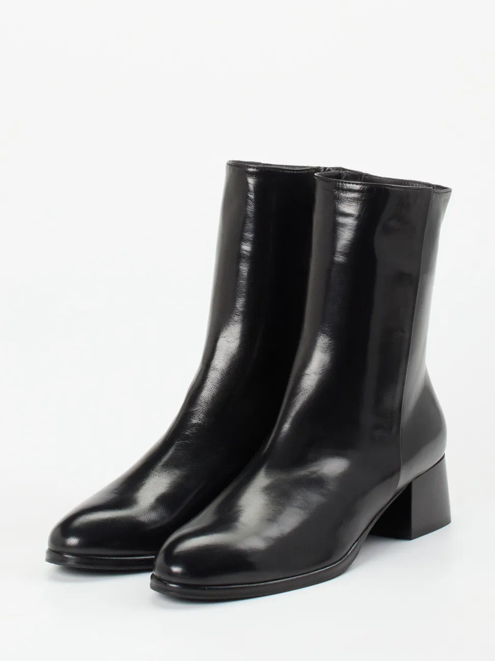 Konstantin Starke – Stiefeletten aus Lammleder schwarz
