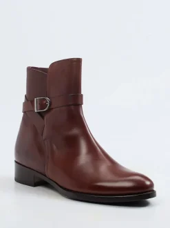 Konstantin Starke – Stiefelette aus Kalbleder braun