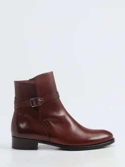 Konstantin Starke – Stiefelette aus Kalbleder braun