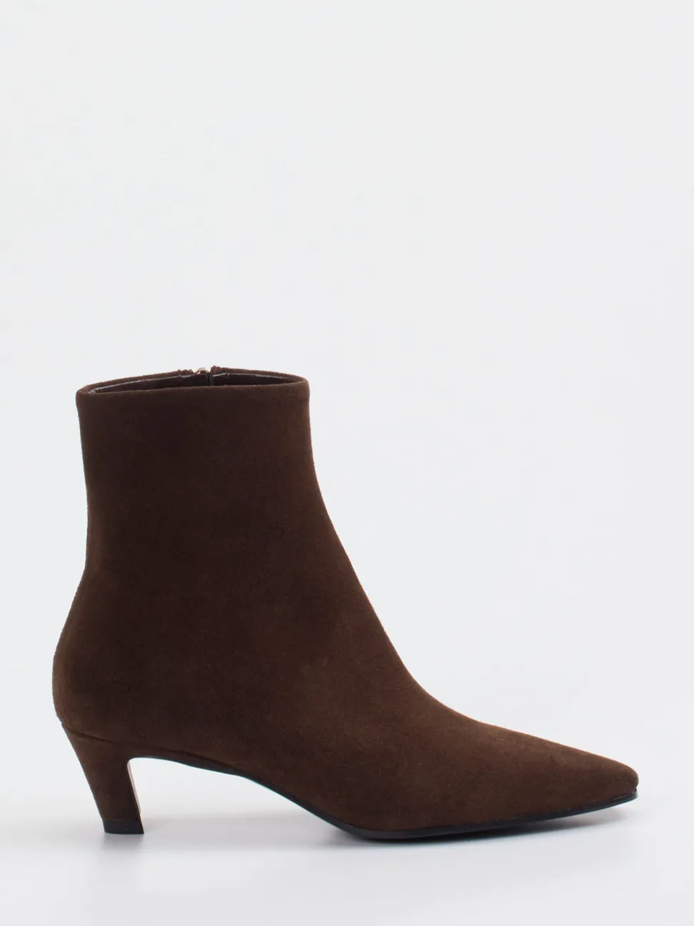 Konstantin Starke – Stiefeletten aus Veloursleder schokobraun