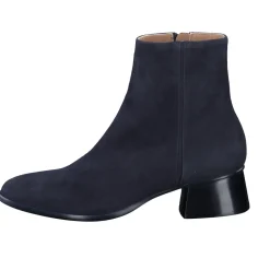 Konstantin Starke – Stiefeletten aus Veloursleder blau
