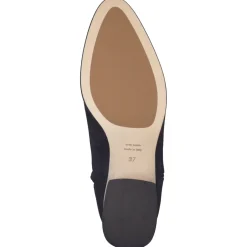 Konstantin Starke – Stiefeletten aus Veloursleder blau