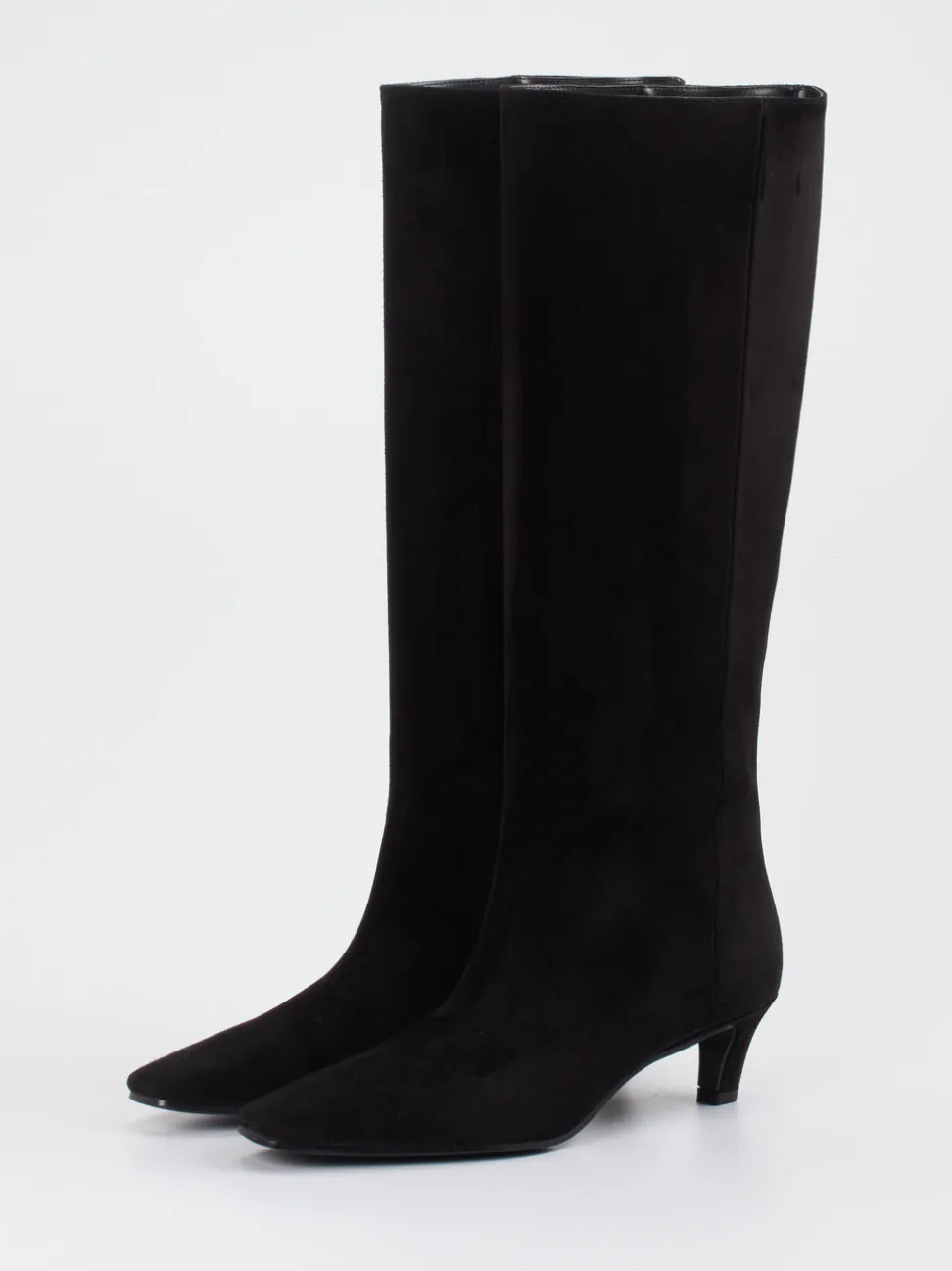 Konstantin Starke – Stiefel aus Veloursleder Schwarz