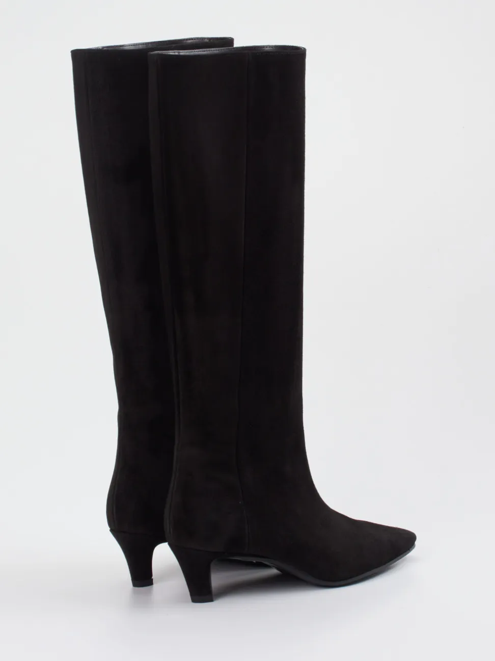 Konstantin Starke – Stiefel aus Veloursleder Schwarz