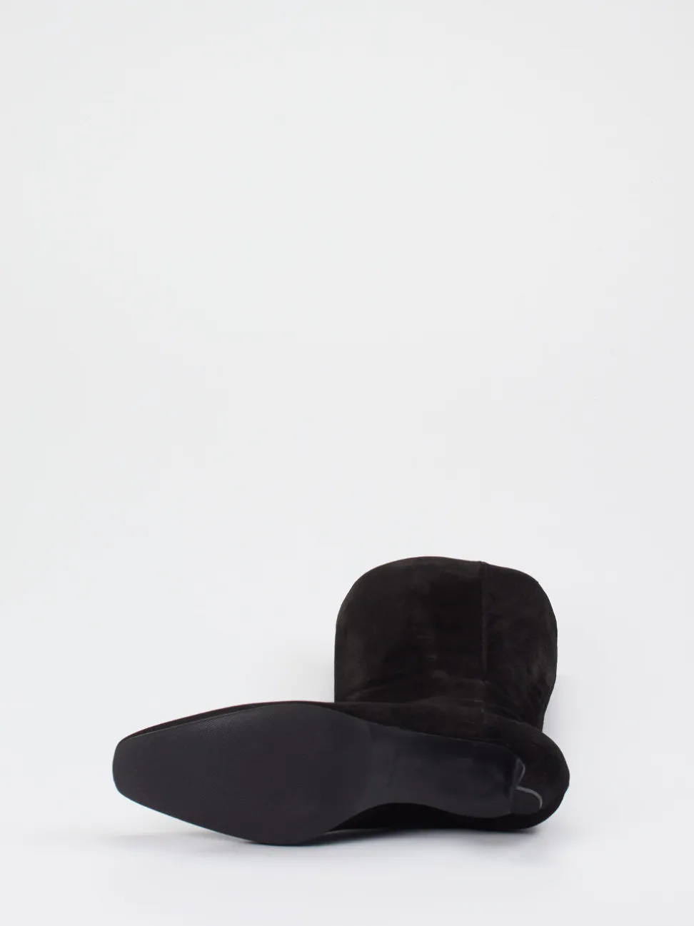 Konstantin Starke – Stiefel aus Veloursleder Schwarz