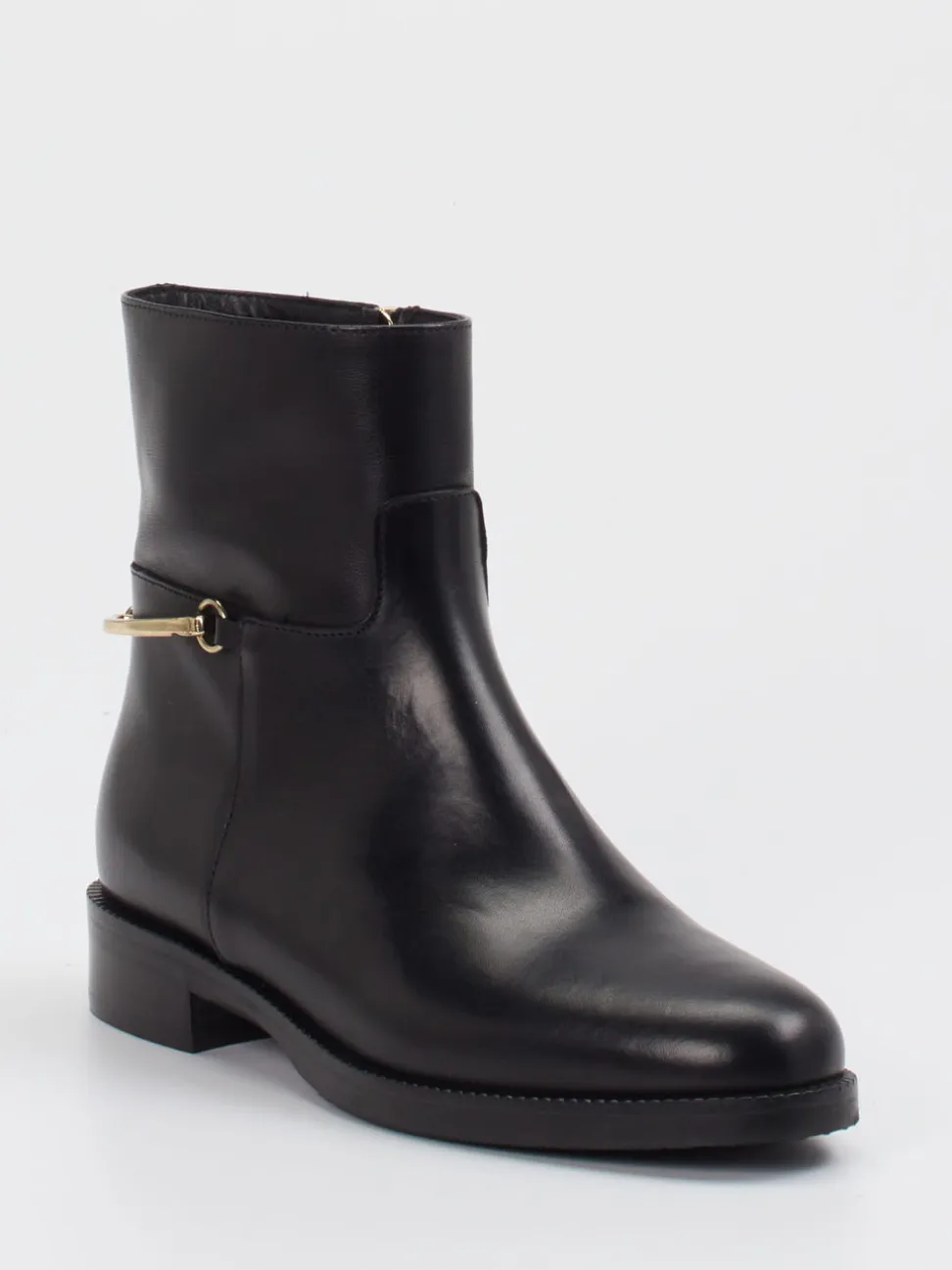Konstantin Starke – Stiefelette aus Kalbleder Schwarz
