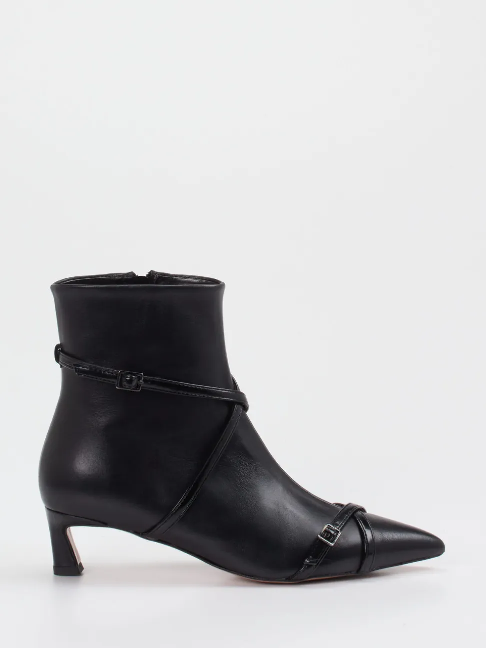 Konstantin Starke – Stiefeletten aus Lammleder Schwarz