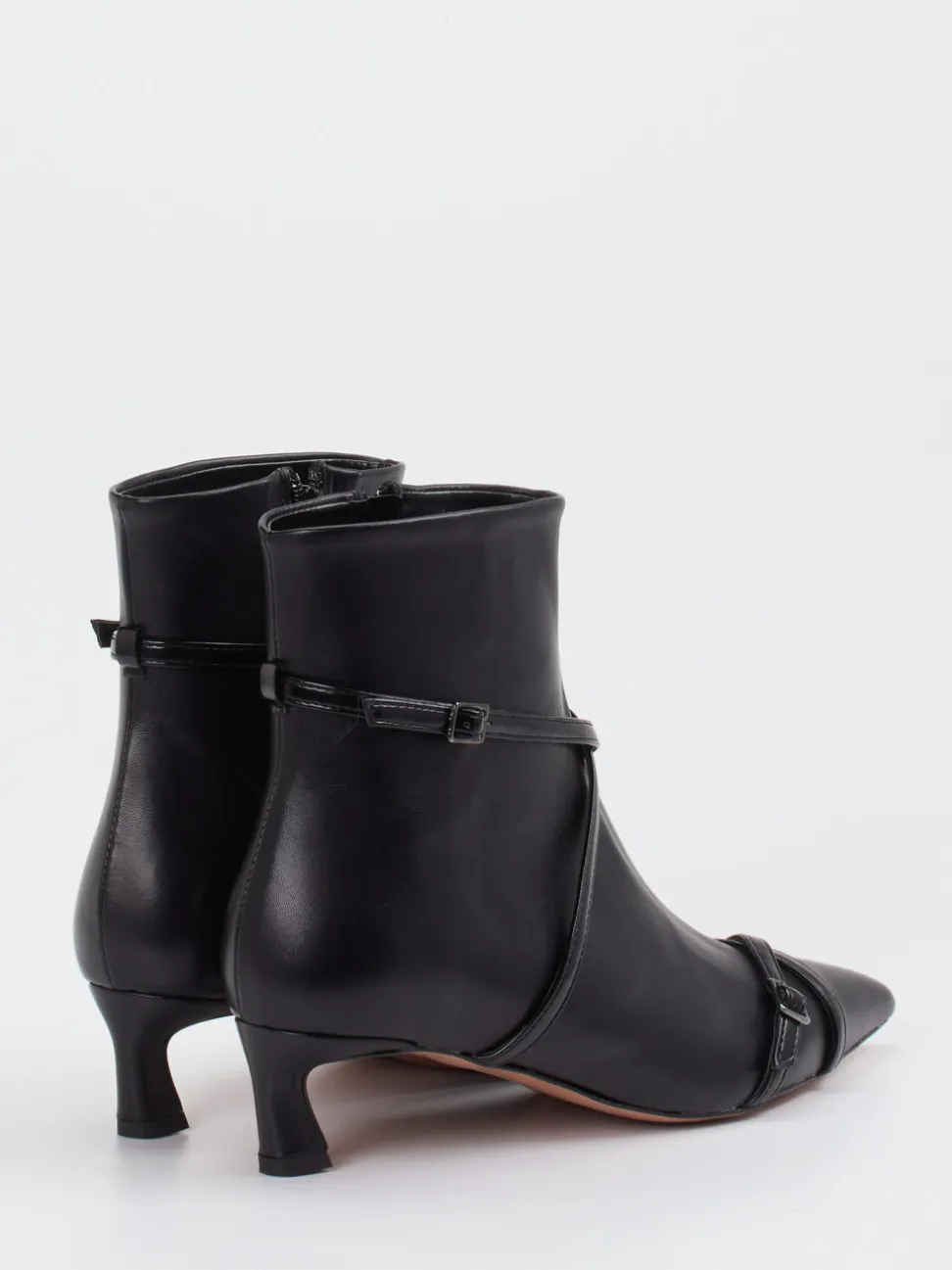 Konstantin Starke – Stiefeletten aus Lammleder Schwarz