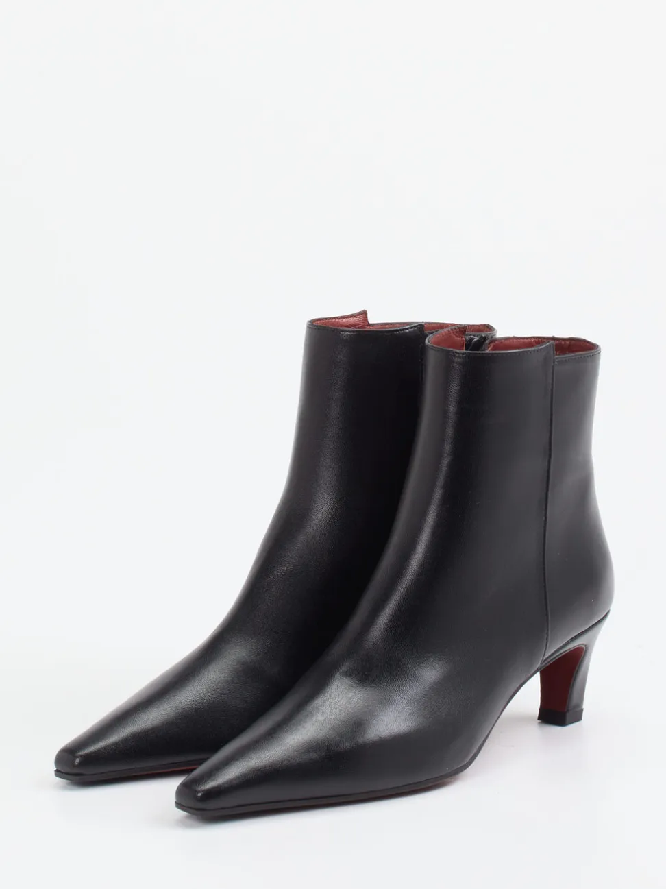 Konstantin Starke – Stiefeletten aus Lammleder Schwarz