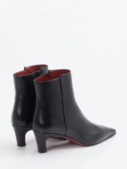 Konstantin Starke – Stiefeletten aus Lammleder Schwarz