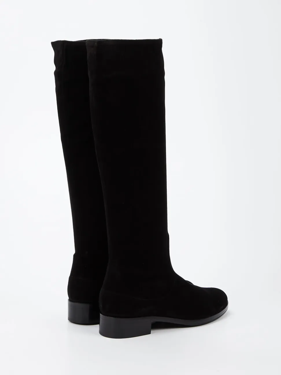 Konstantin Starke – Stiefel aus Veloursleder schwarz