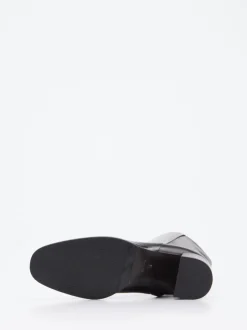 Konstantin Starke – Stiefelette aus Lammleder Schwarz