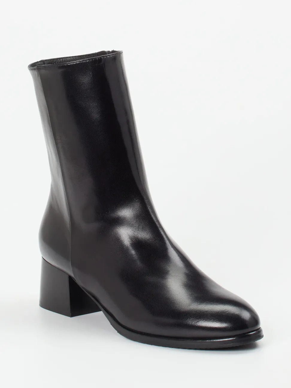 Konstantin Starke – Stiefeletten aus Lammleder Blau